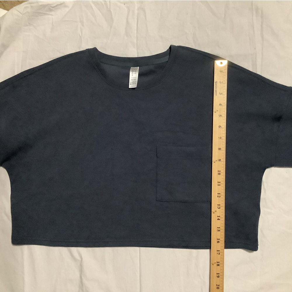SPANX Dark Blue Crop Top XL - Picture 7 of 8